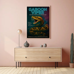 Gaboon Viper Natures Master of Camouflage Poster