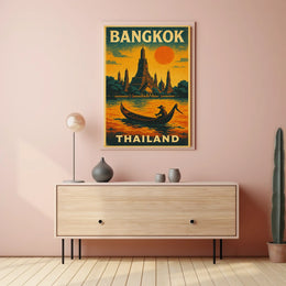 Bangkok, Thailand A Timeless Journey Poster