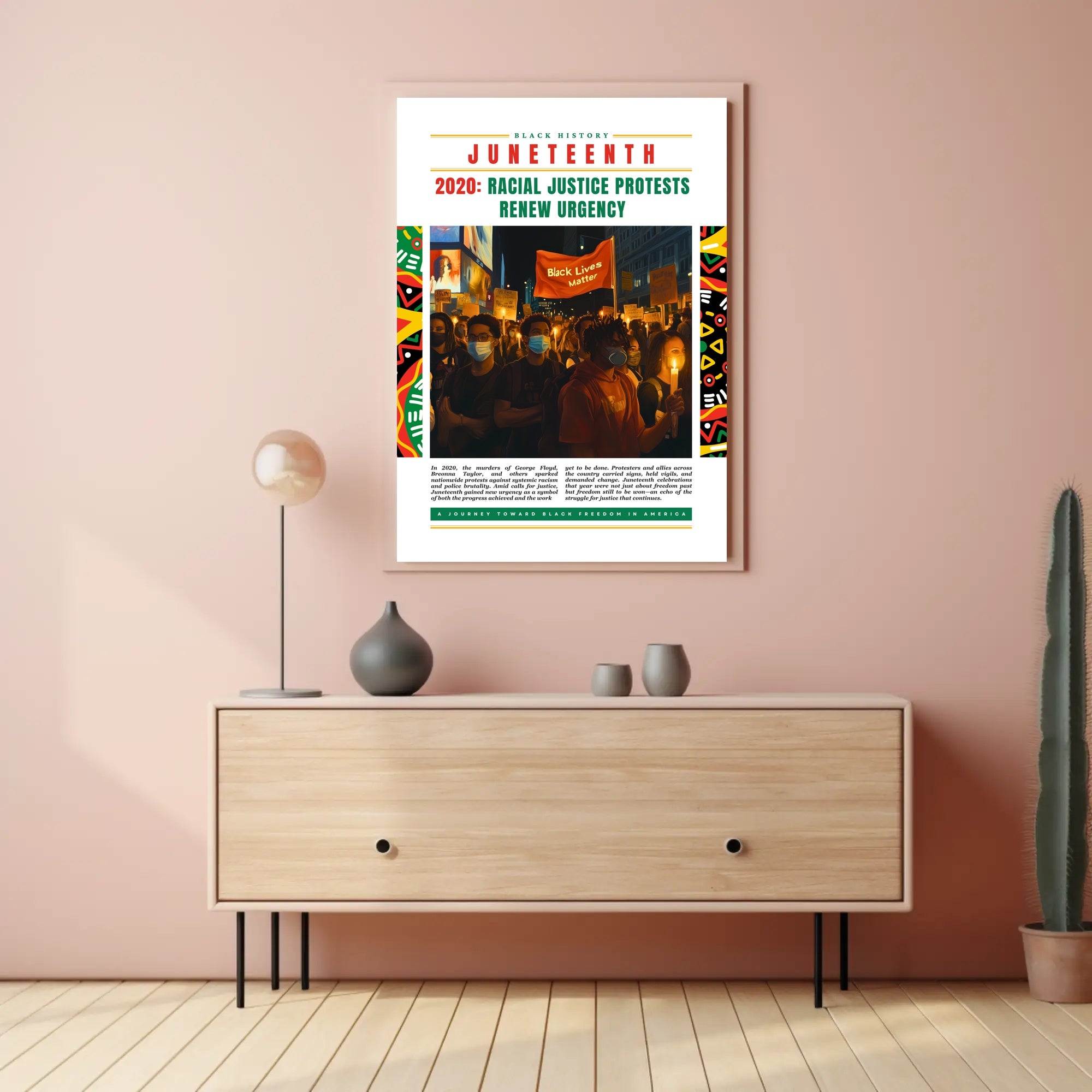 Black History Movement Empowerment Cultural or Heritage Poster