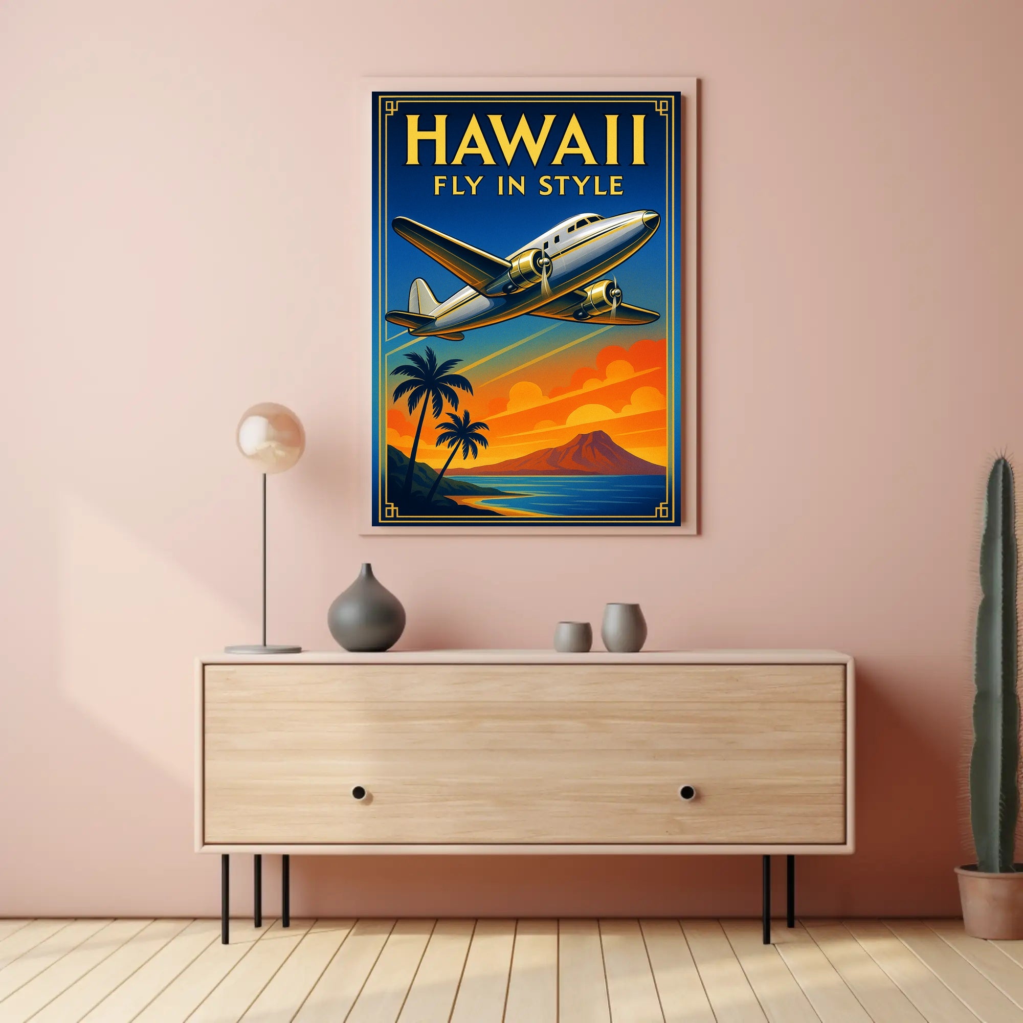 Hawaii Fly in Style Poster PosterGoat