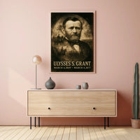 Ulysses S. Grant 18th President of the United States Double Exposure Poster