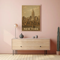 New York City Skyline Poster