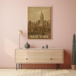 New York City Skyline Poster