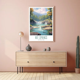 Hot Springs National Park Scenic Poster Wall Art