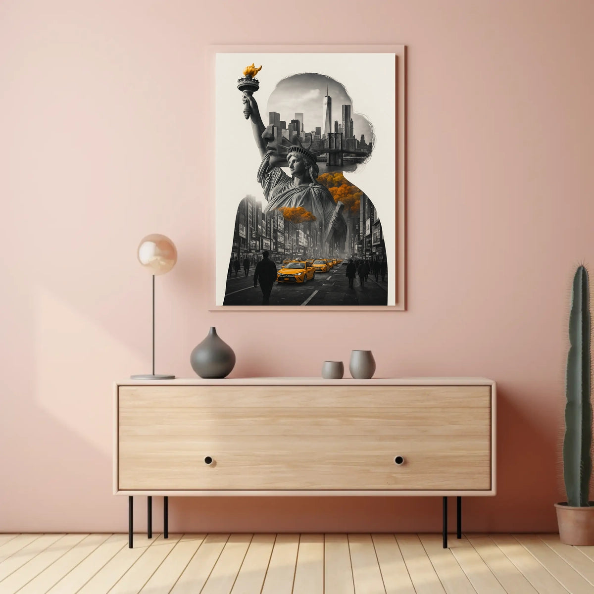 Urban Silhouette New York City Poster