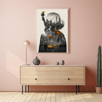 Urban Silhouette New York City Poster