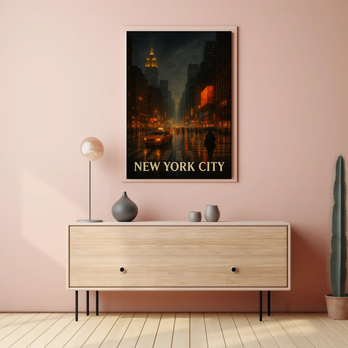 New York City Nightscape Poster