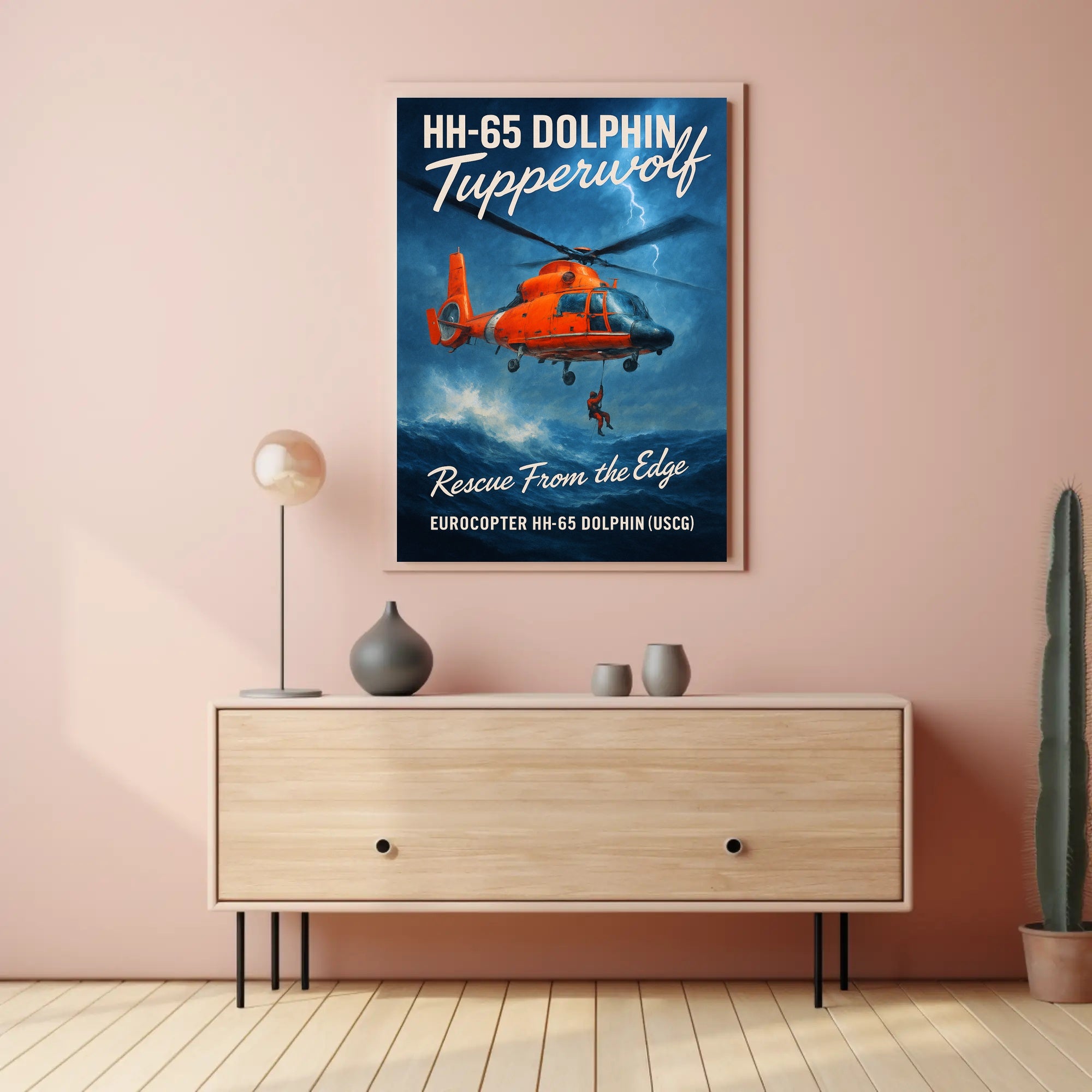 HH-65 Dolphin Rescue Poster PosterGoat