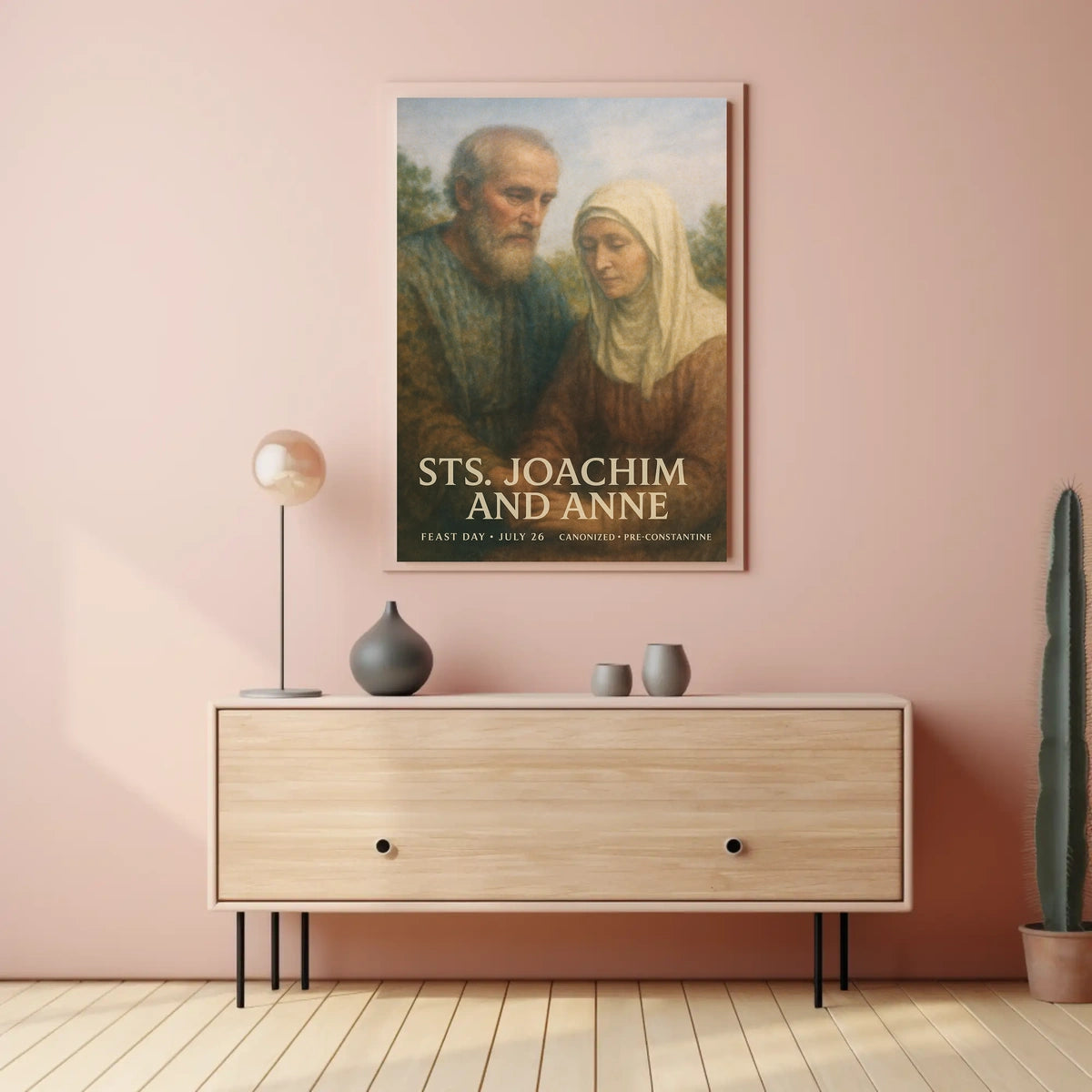 Saints Joachim And Anne Poster