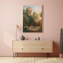 Saints Joachim And Anne Poster