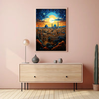 Middle Eastern Cityscape Cultural or Heritage Poster