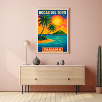 Bocas Del Toro Tropical Paradise Poster