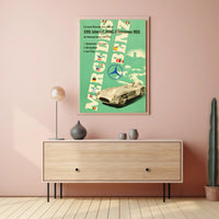 Mercedes-Benz Victory at the 1955 ADAC Eifelrennen Poster