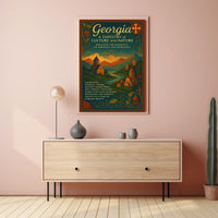 Georgia A Tapestry Of Culture And Poster