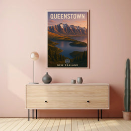 Queenstown, New Zealand Poster PosterGoat