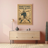 Hartford Dark Blues 1870S Baseball Poster
