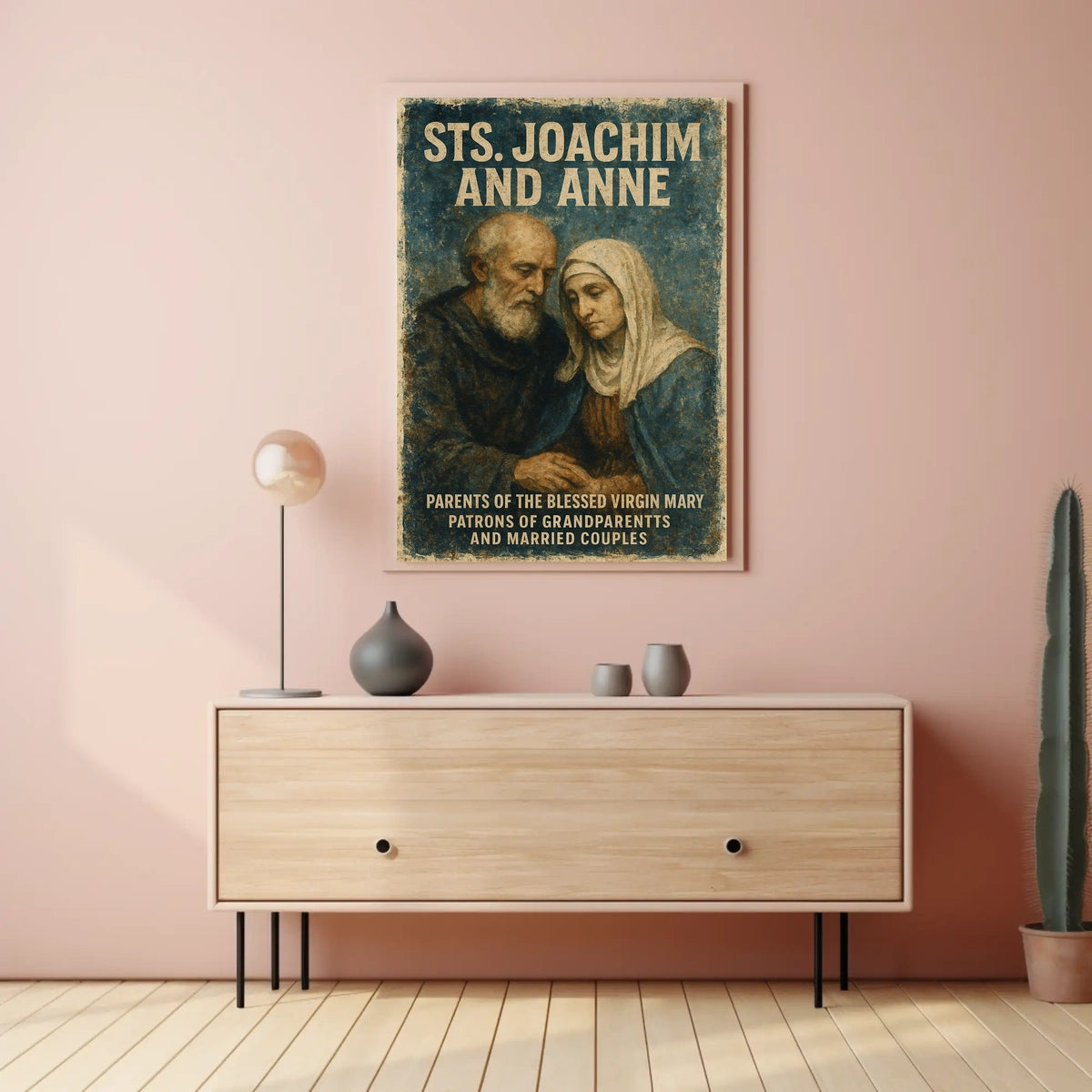 Saints Joachim And Anne Poster