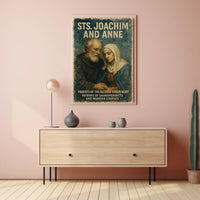 Saints Joachim And Anne Poster