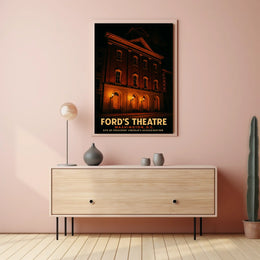 Abraham Lincoln Fords Theatre Poster