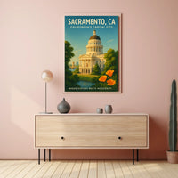 Sacramento, CA Californias Capital City Poster