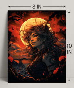 Moonlit Enchantress Poster