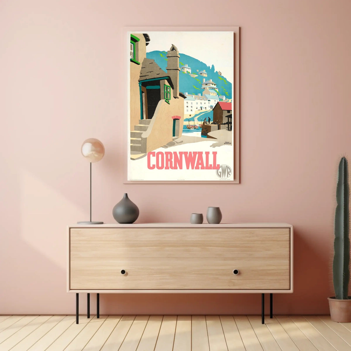 Cornwall Travel Poster