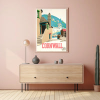 Cornwall Travel Poster