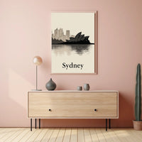 Sydney Skyline Poster