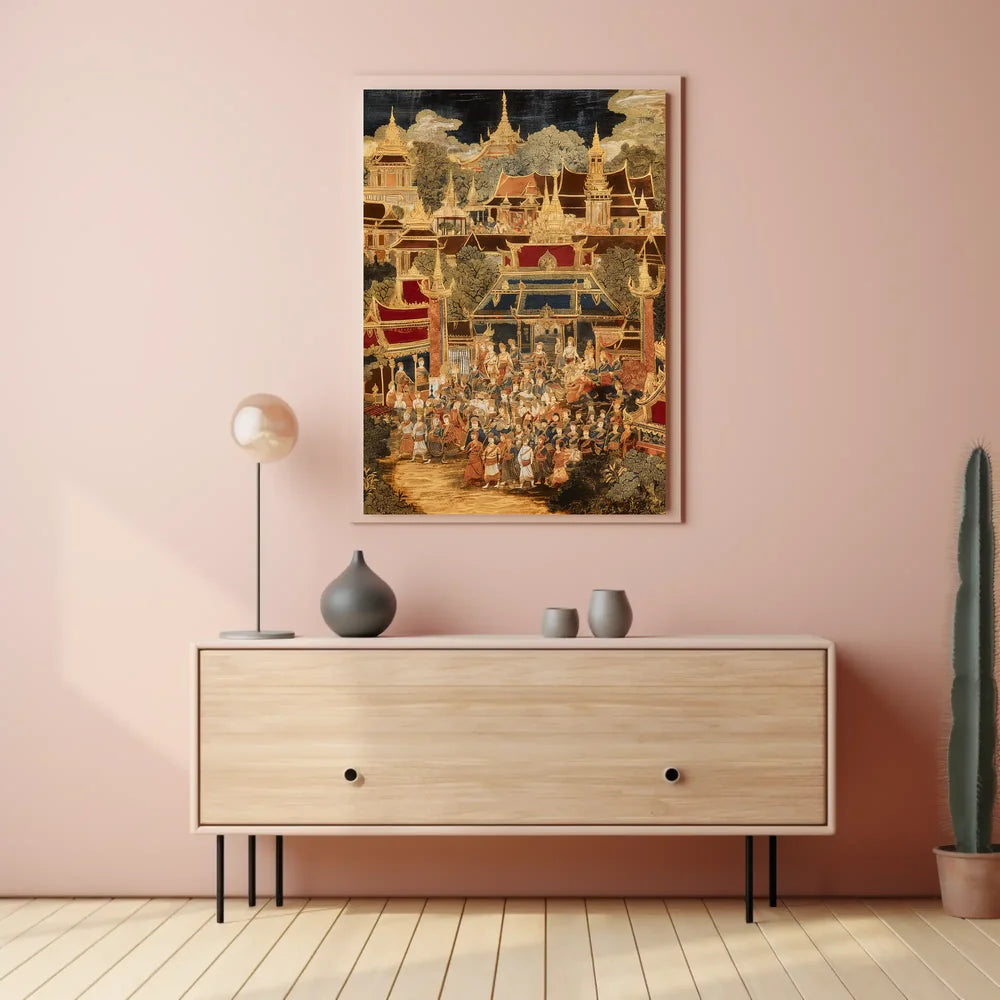 Abstract Nature Harmony Art Poster