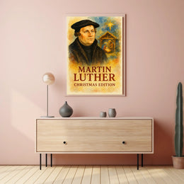 Martin Luther Vintage Christmas Edition Historical Poster