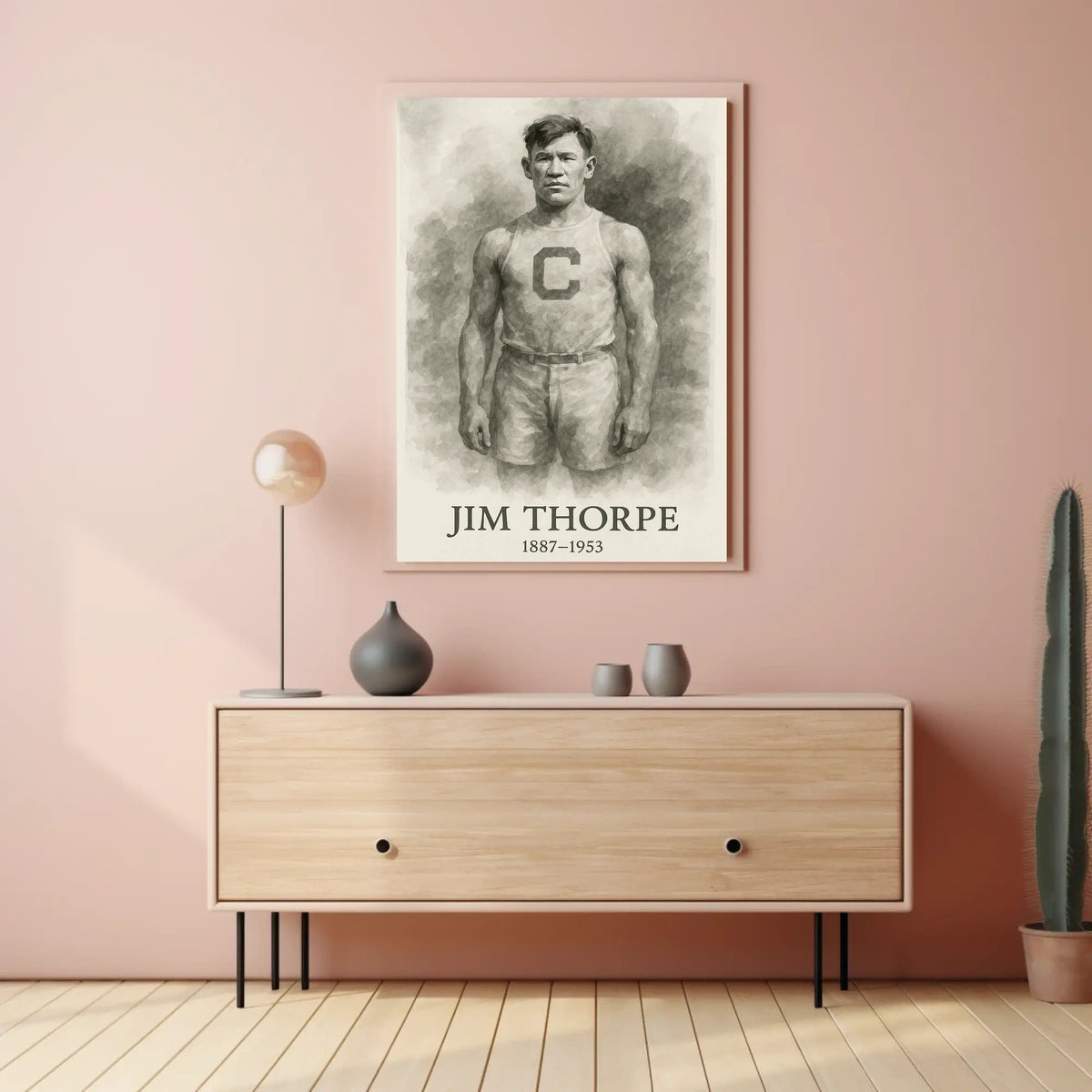 Jim Thorpe A Legendary Athlete Poster