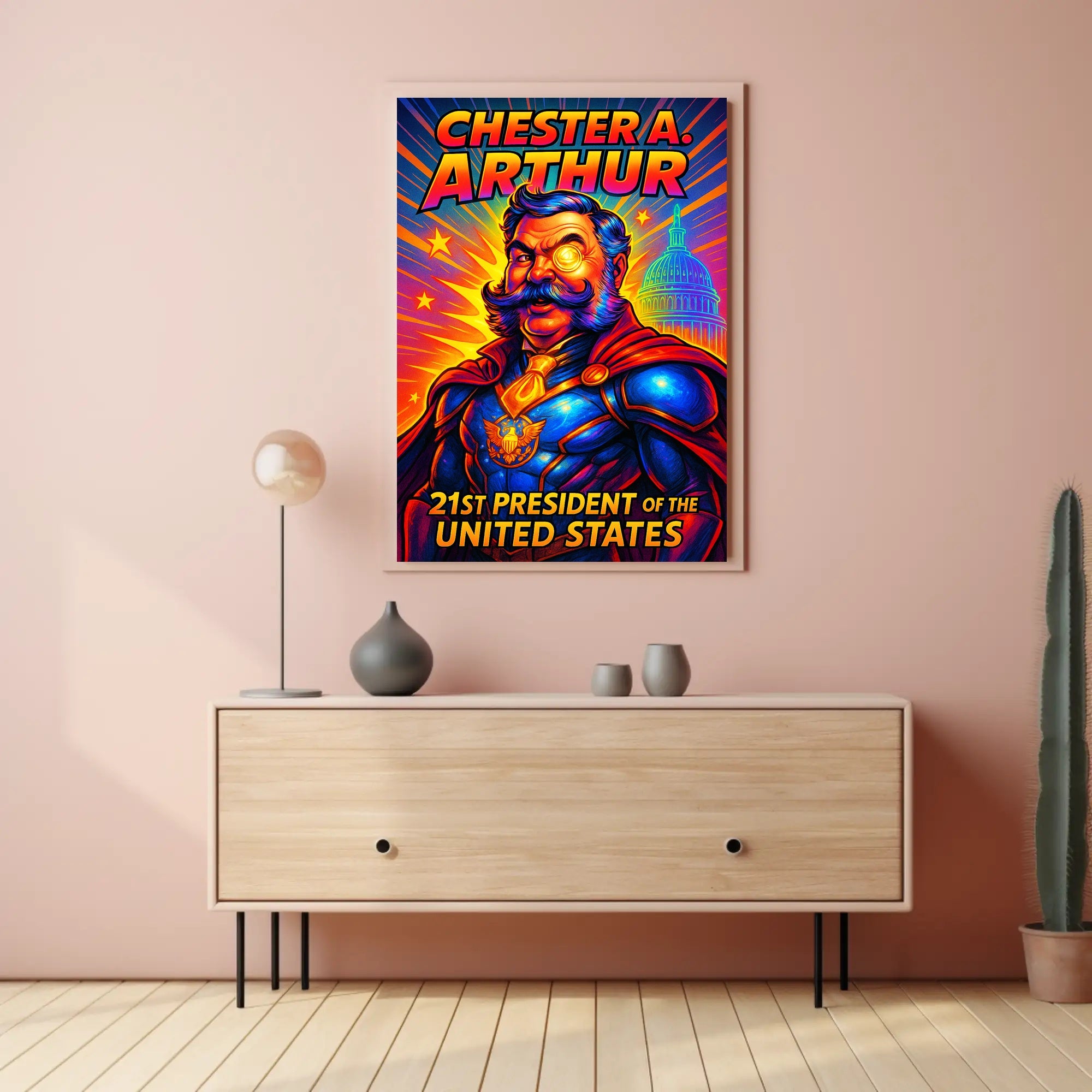 Chester A. Arthur 21st President Poster PosterGoat