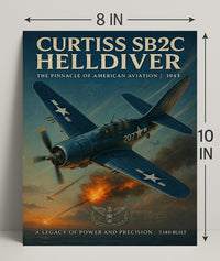 Curtiss SB2C Helldiver: WWII Poster Classic
