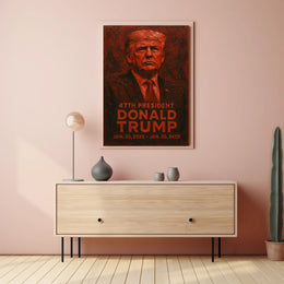 Donald Trump 47th President Poster