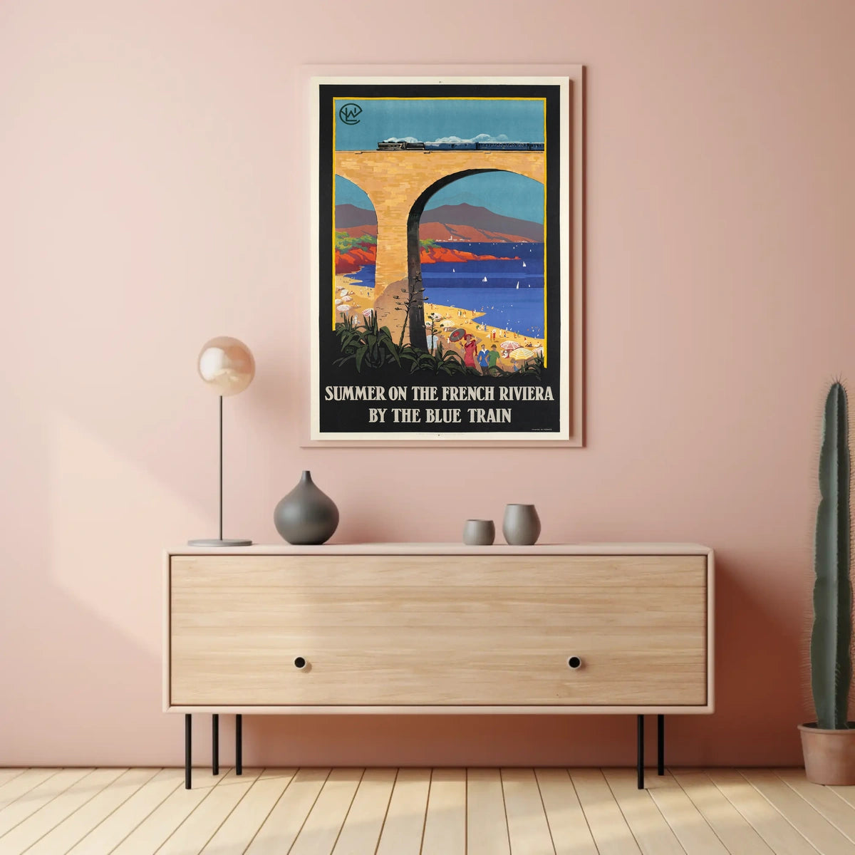 Summer On The French Riviera Poster