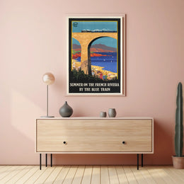 Summer On The French Riviera Poster