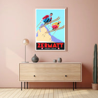 Zermatt Ski Adventure Poster