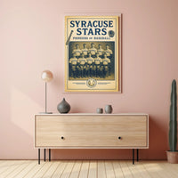 Syracuse Stars Pioneers of Baseball Poster PosterGoat