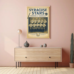 Syracuse Stars Pioneers of Baseball Poster PosterGoat