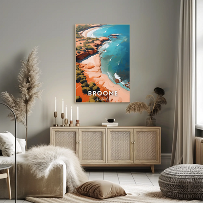 Broome Coastal Australia Travel Poster