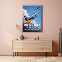 The Jet That Sang Over Korea Poster PosterGoat