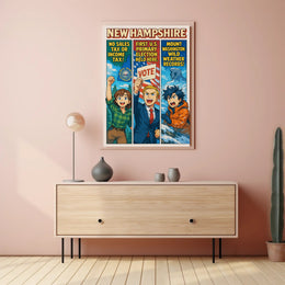 New Hampshire Highlights Poster PosterGoat