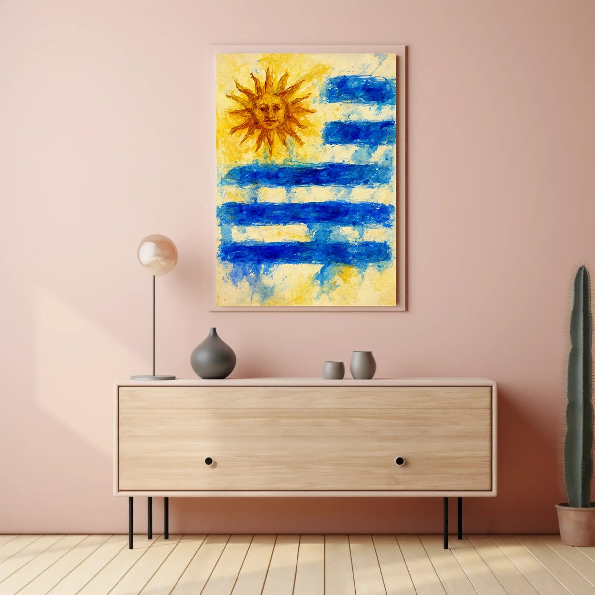 Sun Stripes Artistic Wanderlust Poster