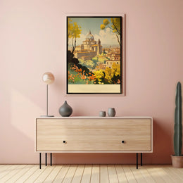 Tranquil Italian Landscape Poster