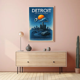 Detroit The Dream Engine Poster