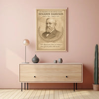 Benjamin Harrison 23rd President Poster