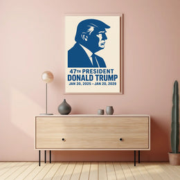 Donald Trump A Vision in Red, White, and Blue Poster