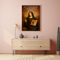 St. Catherine of Bologna The Patroness of Artists Poster