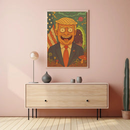 Cosmic Portrait President Trump Poster