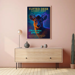 Tufted Deer A Forest Spirit Poster